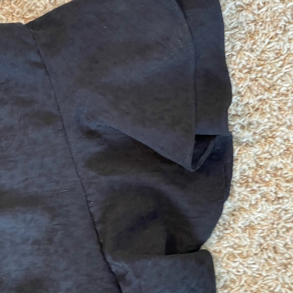 Spin Boutique Black Monochrome Leopard Ruffle Sleeve Babydoll Dress pockets 2XL - Picture 3 of 5